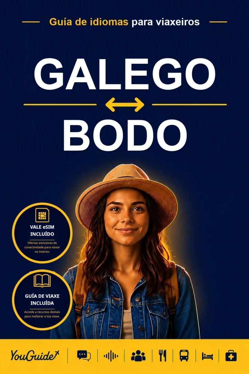 Portada: The Language Guide for Travelers - Galician to Bodo