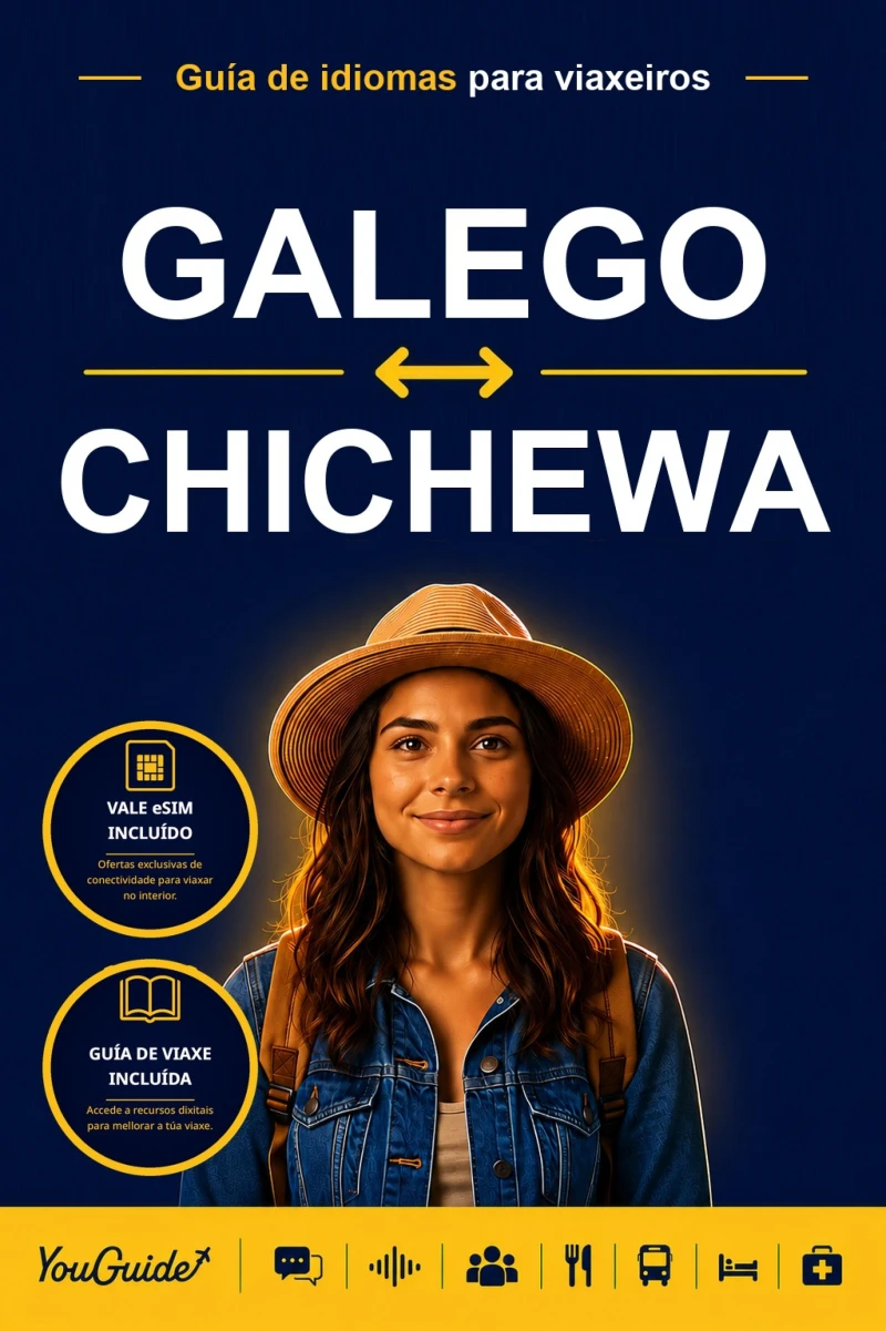 Portada: The Language Guide for Travelers - Galician to Chichewa