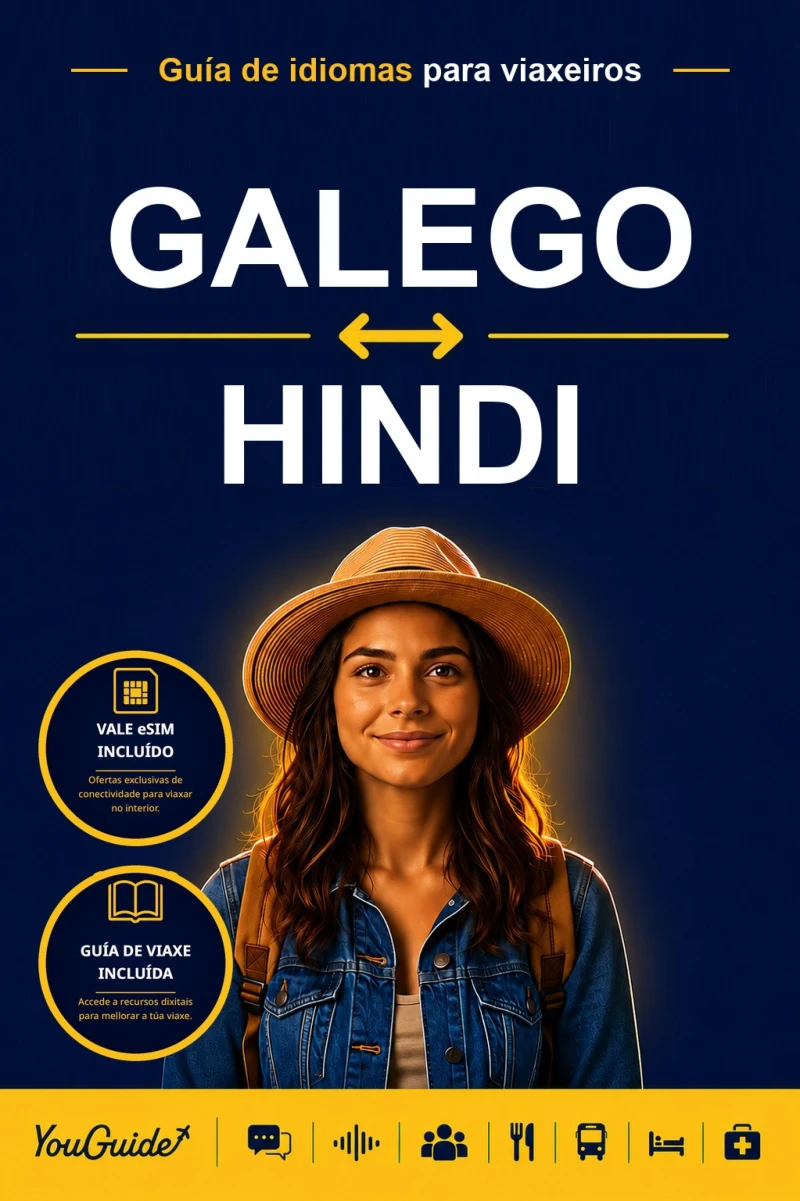 Portada: The Language Guide for Travelers - Galician to Hindi