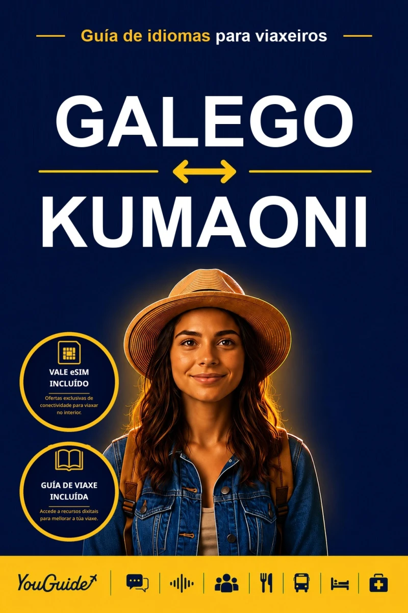 Portada: The Language Guide for Travelers - Galician to Kumaoni
