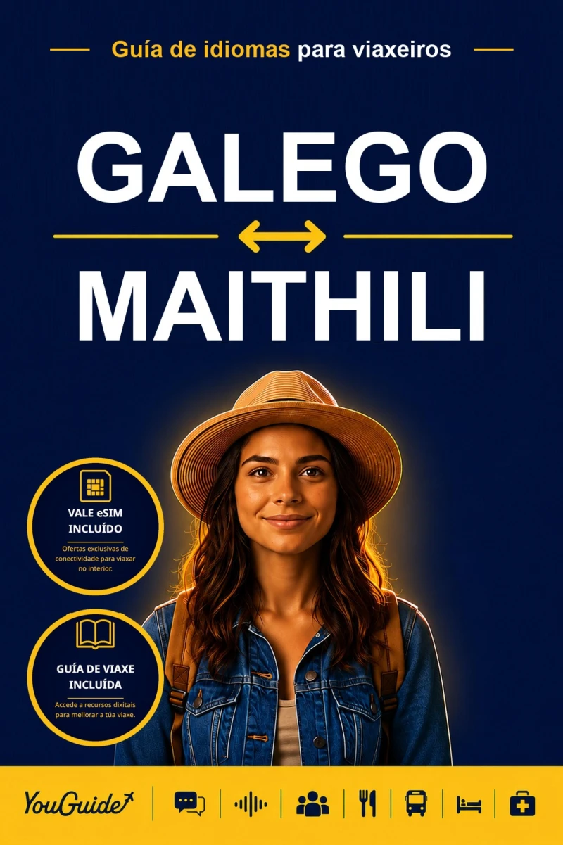 Portada: The Language Guide for Travelers - Galician to Maithili
