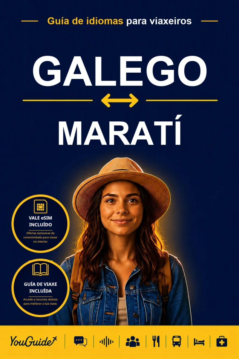 Portada: The Language Guide for Travelers - Galician to Marathi