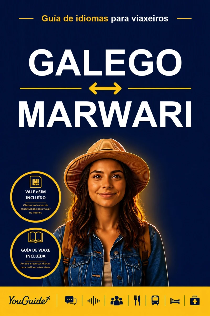 Portada: The Language Guide for Travelers - Galician to Marwari