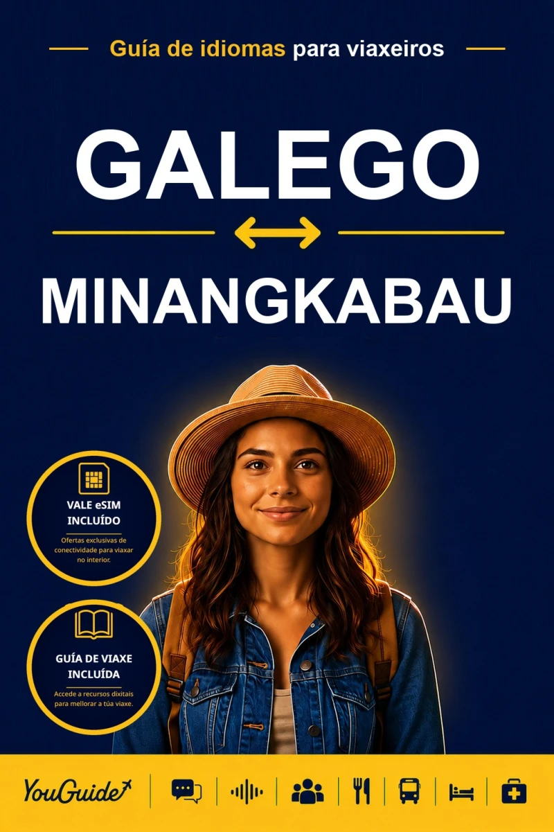 Portada: The Language Guide for Travelers - Galician to Minangkabau
