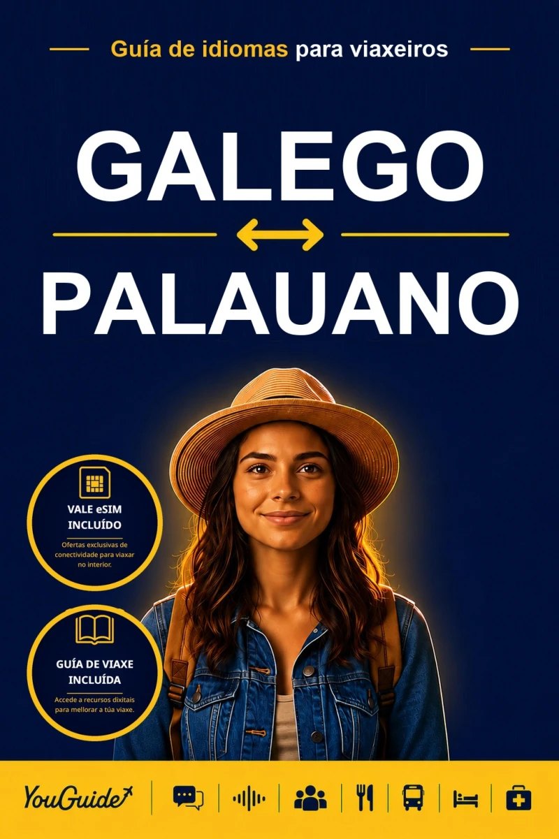 Portada: The Language Guide for Travelers - Galician to Palauan