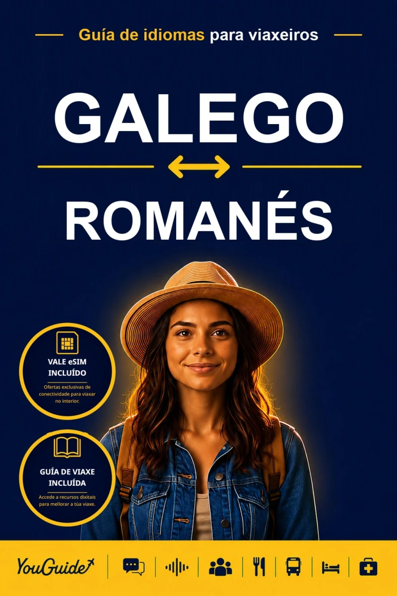 Portada: The Language Guide for Travelers - Galician to Romanian