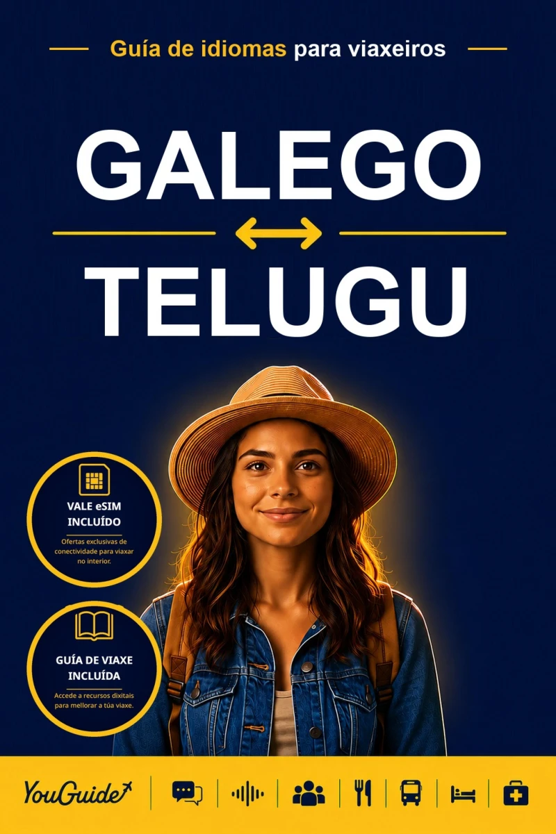 Portada: The Language Guide for Travelers - Galician to Telugu
