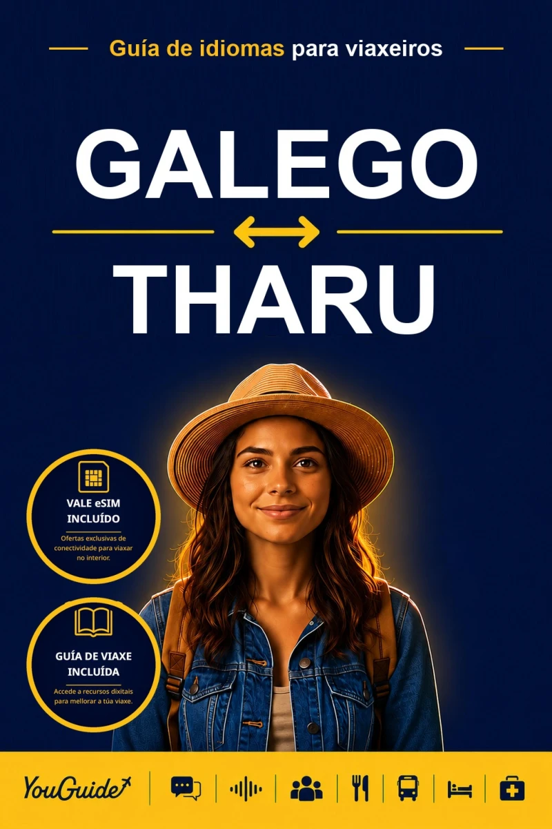 Portada: The Language Guide for Travelers - Galician to Tharu