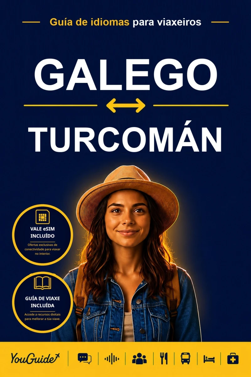 Portada: The Language Guide for Travelers - Galician to Turkmen