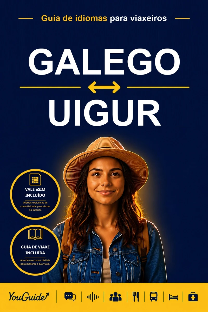 Portada: The Language Guide for Travelers - Galician to Uyghur