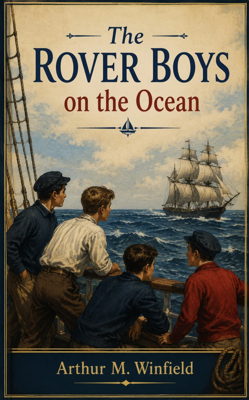 Portada: The Rover Boys on the Ocean