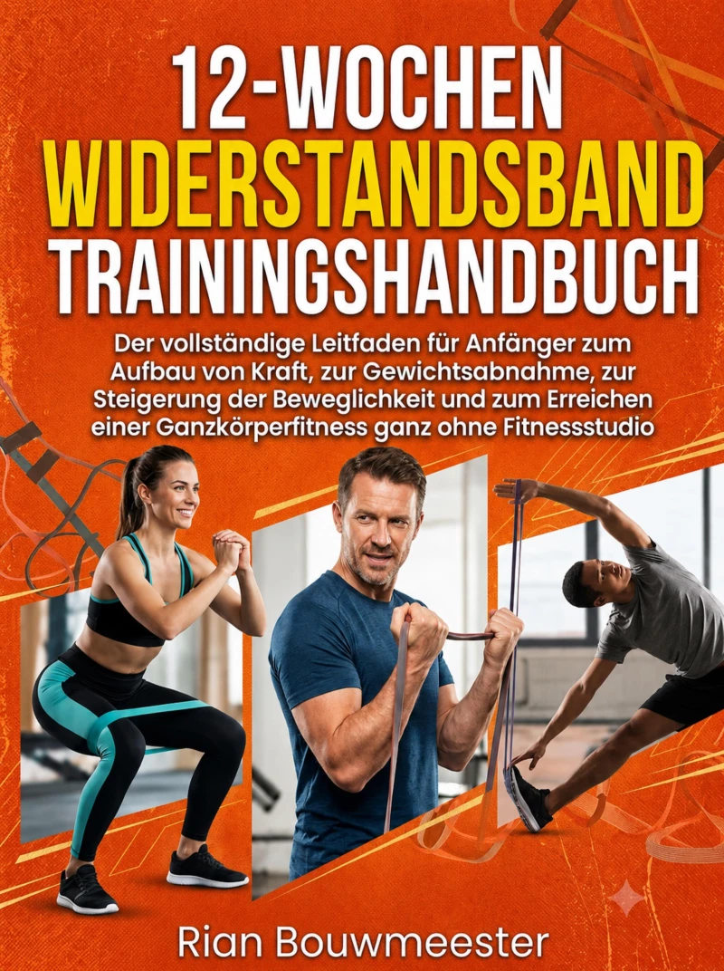 Portada: 12-Wochen Widerstandsband Trainingshandbuch