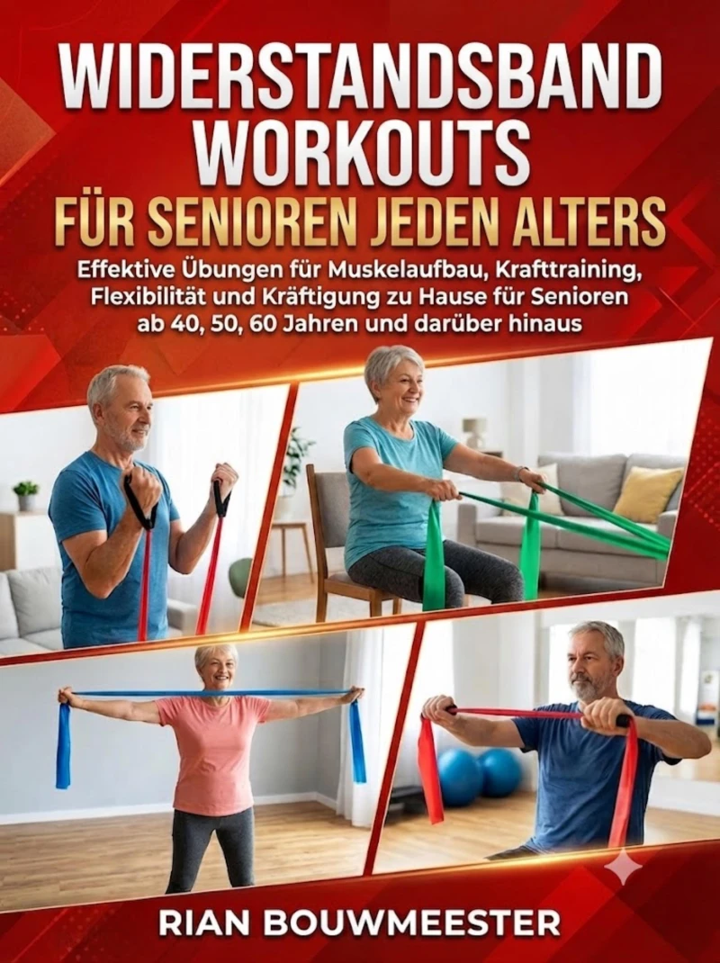 Portada: Widerstandsband Workouts für Senioren jeden Alters