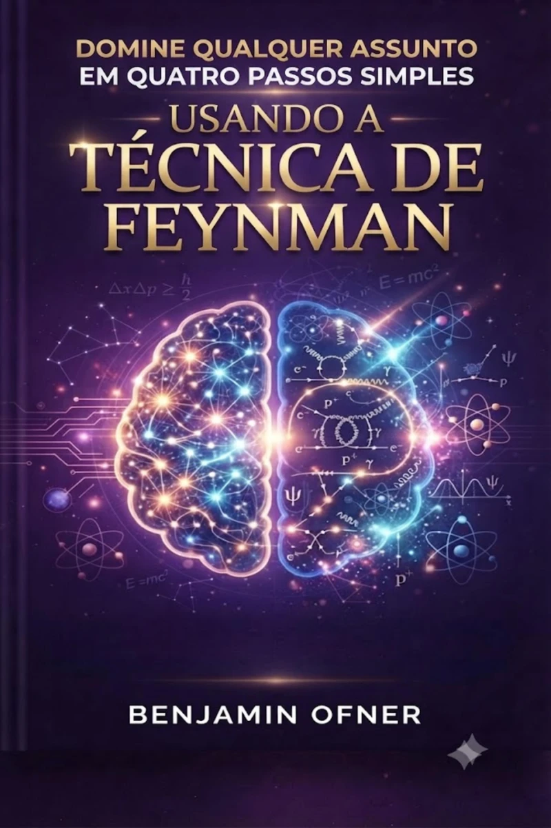 Portada: Domine qualquer assunto em quatro passos simples usando a Técnica de Feynman