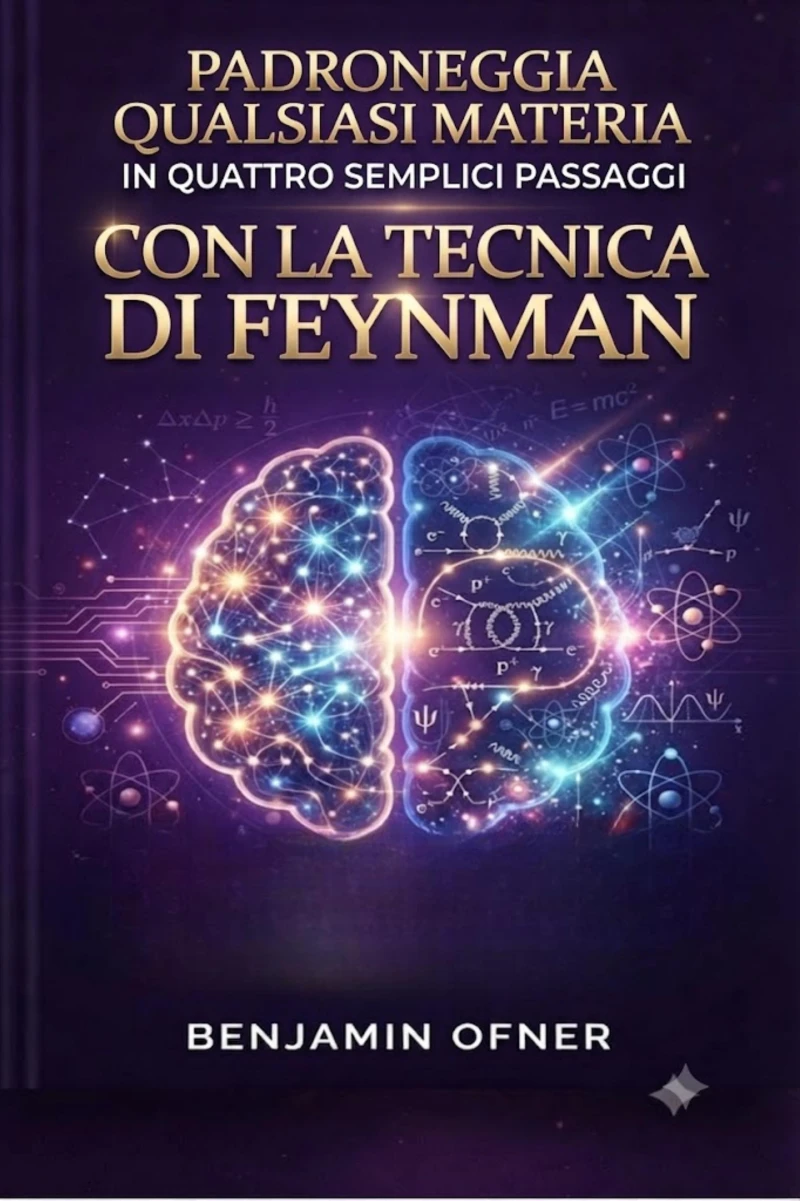 Portada: Padroneggia qualsiasi materia in quattro semplici passaggi con la tecnica di Feynman