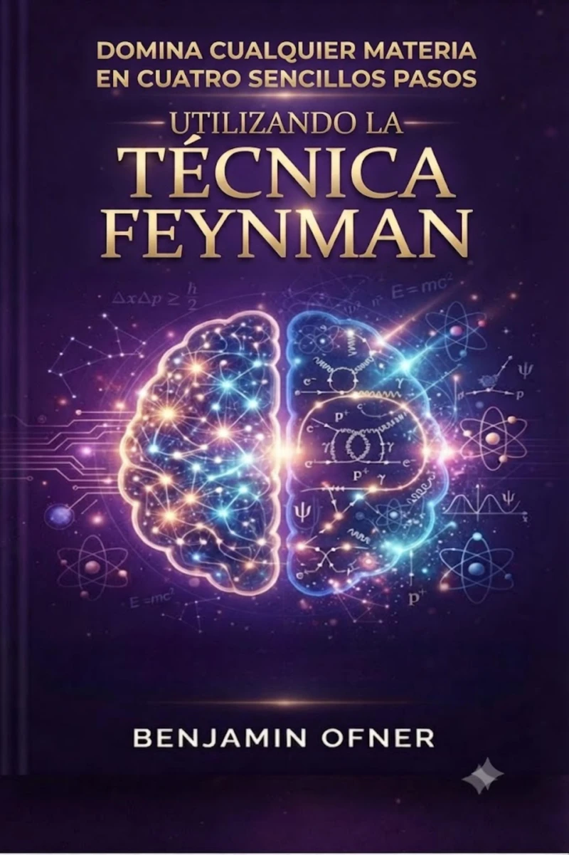 Portada: Domina cualquier materia en cuatro sencillos pasos utilizando la técnica Feynman