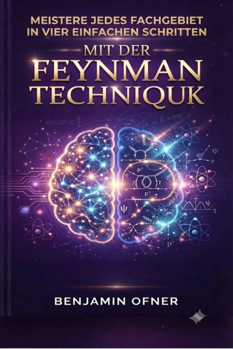 Portada: Meistere jedes Fachgebiet in vier einfachen Schritten mit der Feynman Technik