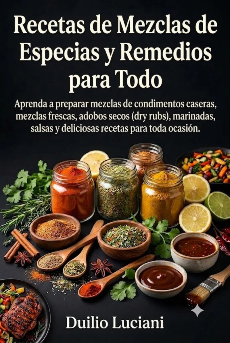 Portada: Recetas de Mezclas de Especias y Remedios para Todo