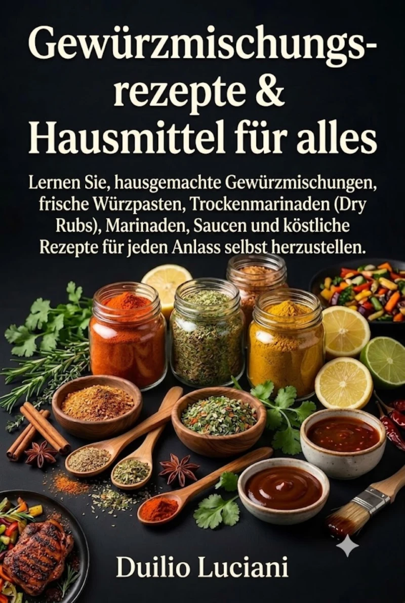 Portada: Gewürzmischungsrezepte & Hausmittel für alles