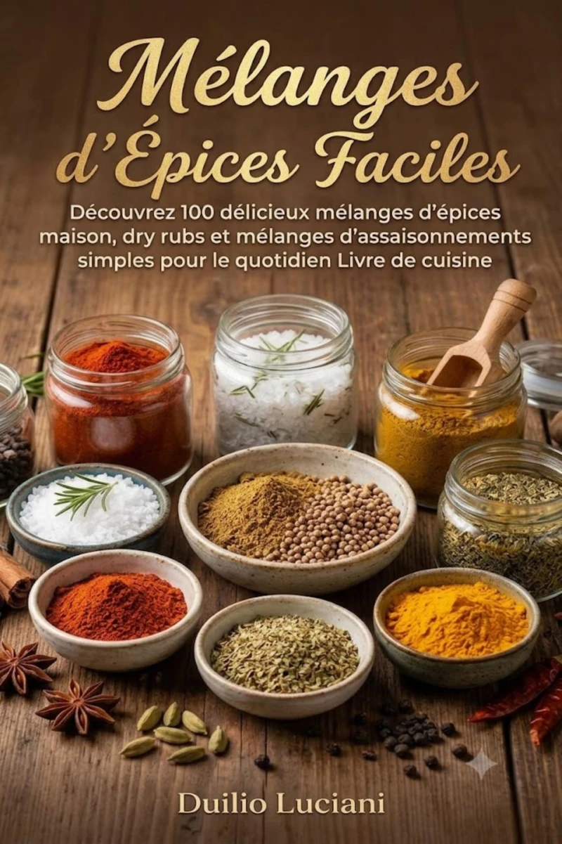 Portada: Receitas de Misturas de Especiarias Fáceis