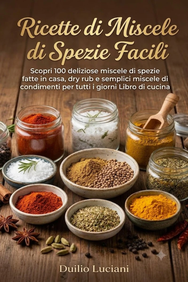 Portada: Ricette di Miscele di Spezie Facili