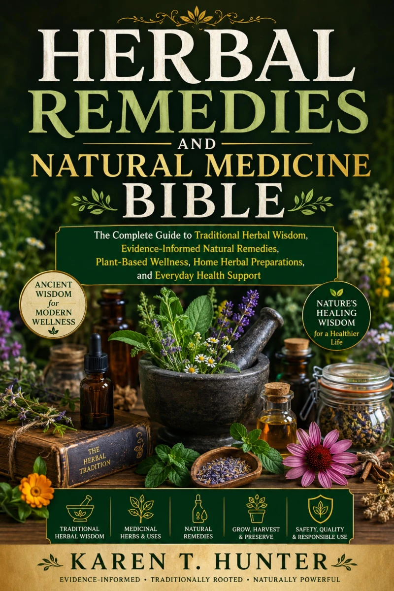 Portada: Herbal Remedies And Natural Medicine Bible