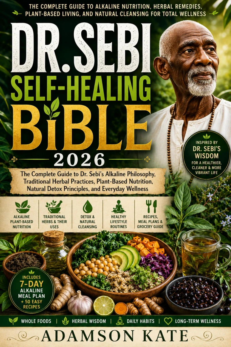 Portada: Dr Sebi Self-heaiing Bible 2026