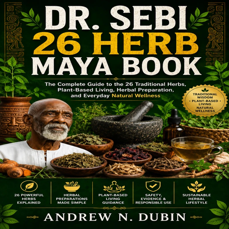 Portada: Dr. Sebi 26 Herb Maya Book