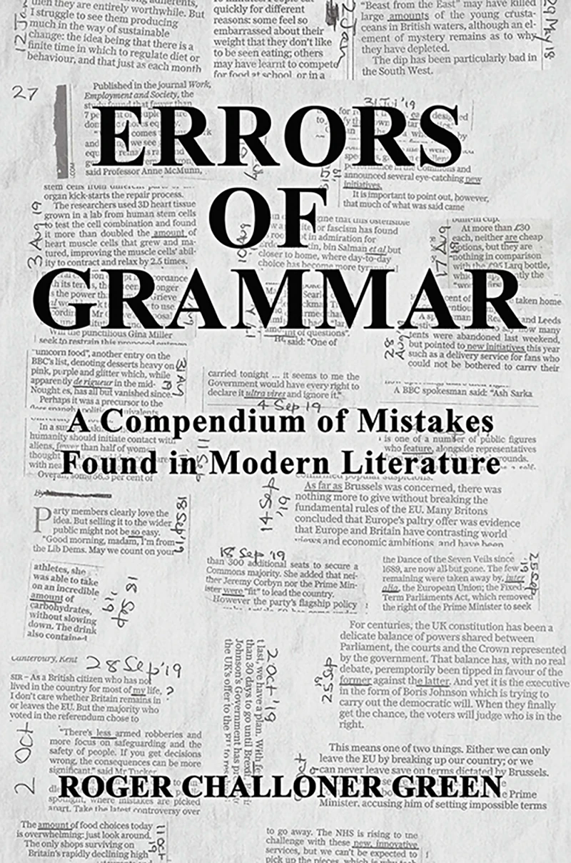 Portada: Errors of Grammar