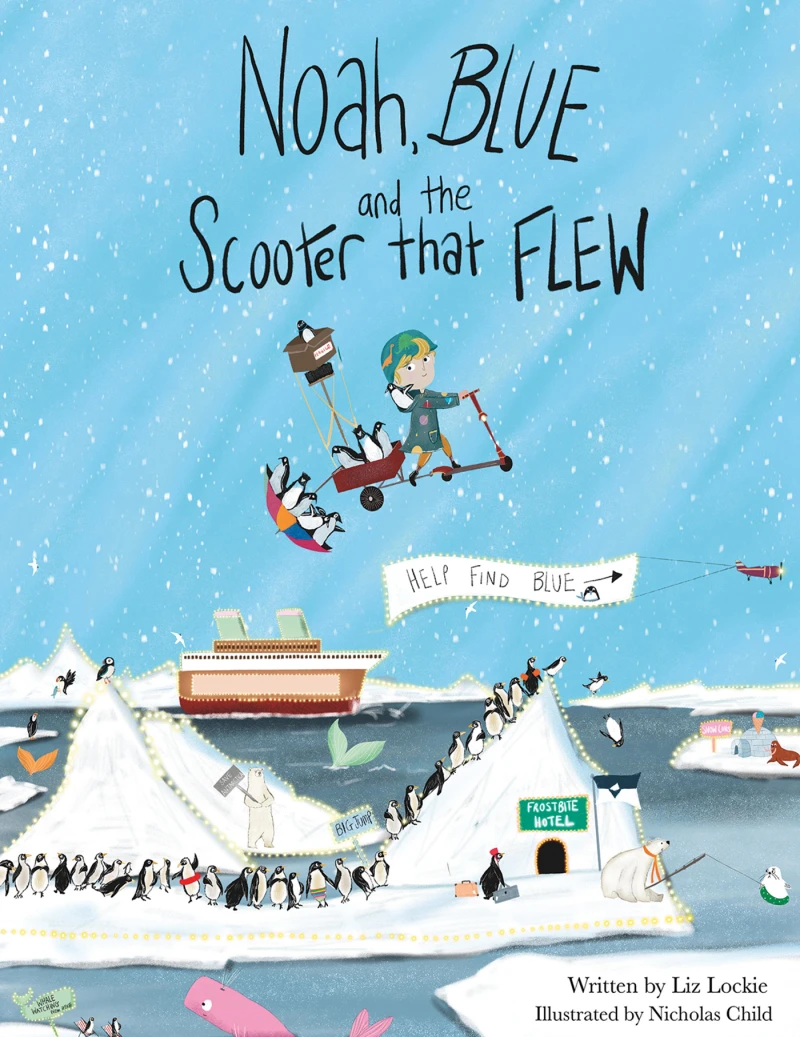 Portada: Noah, Blue and the Scooter That Flew