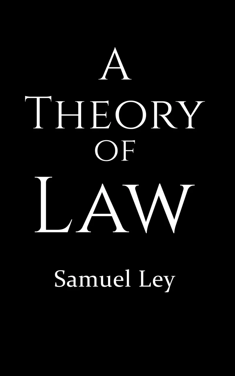 Portada: A Theory of Law