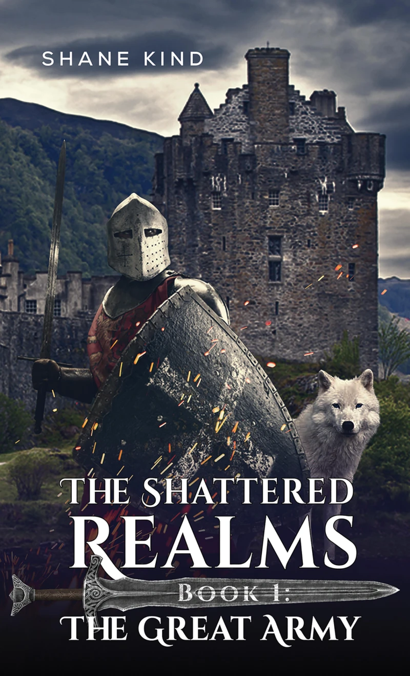 Portada: The Shattered Realms Book 1: The Great Army
