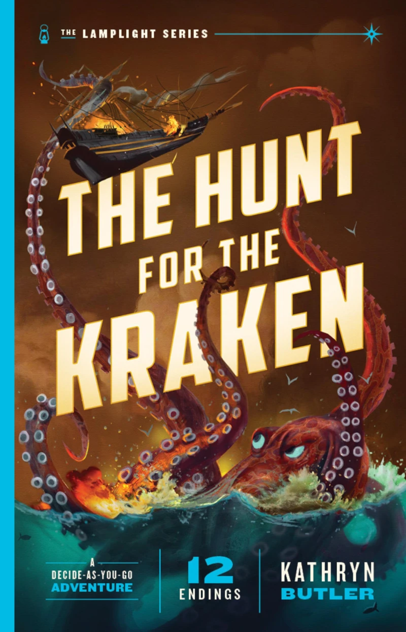 Portada: The Hunt for the Kraken (The Lamplight Series Book 1)