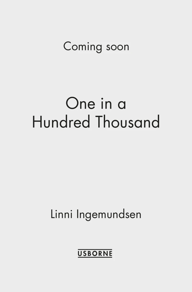 Portada: One in a Hundred Thousand