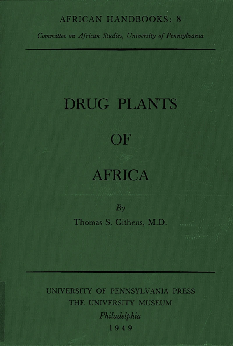Portada: Drug Plants of Africa