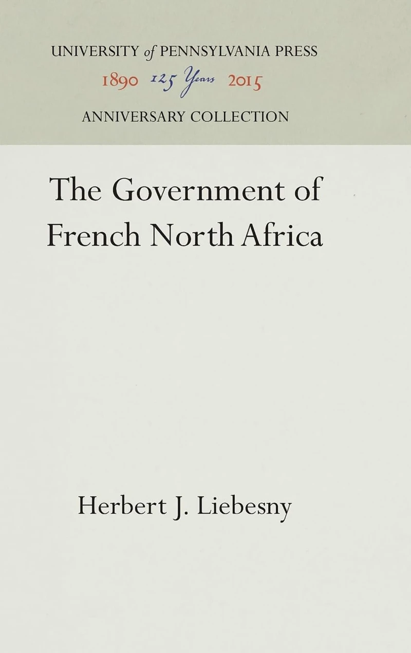 Portada: The Government of French North Africa
