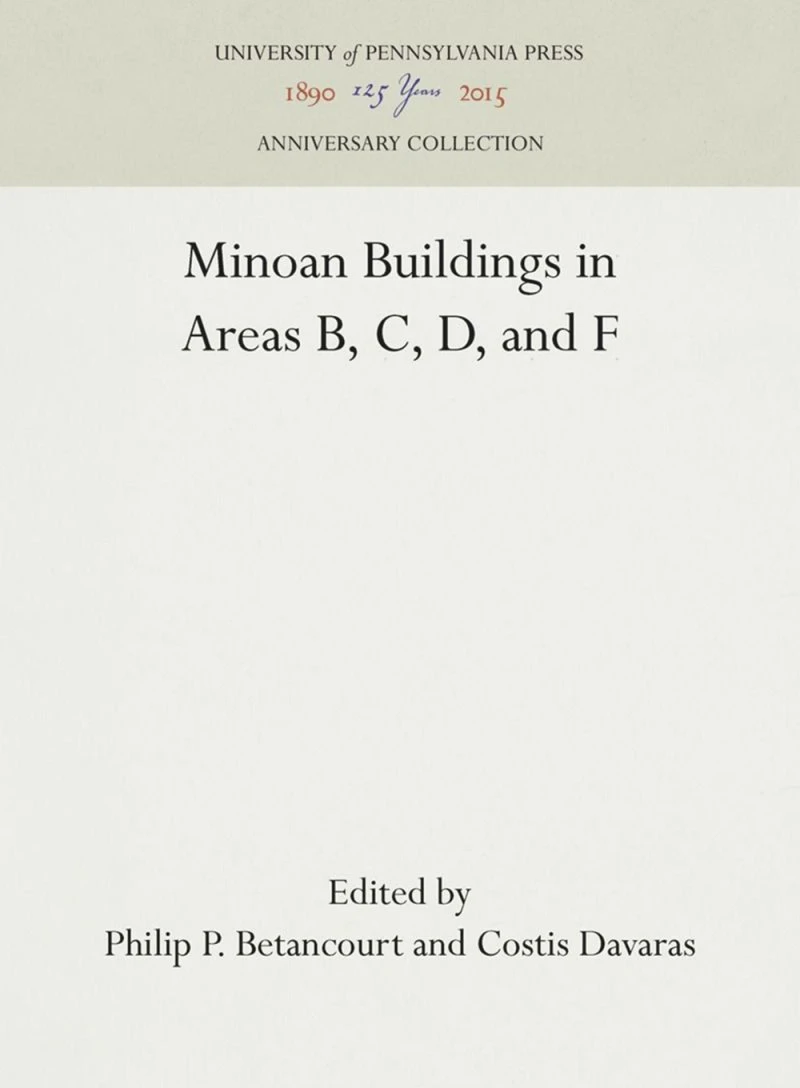 Portada: Minoan Buildings in Areas B, C, D, and F