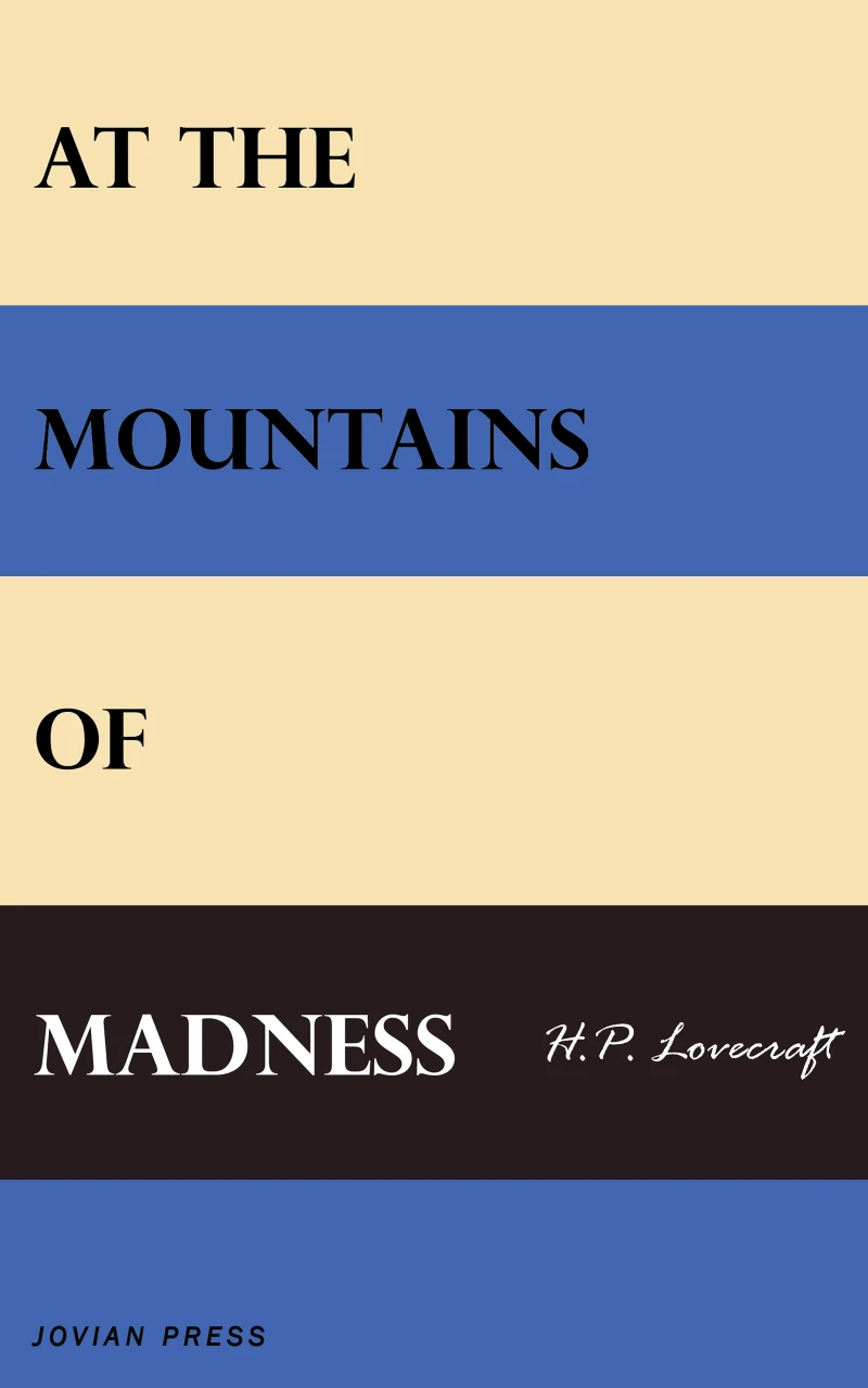Portada: At the Mountains of Madness