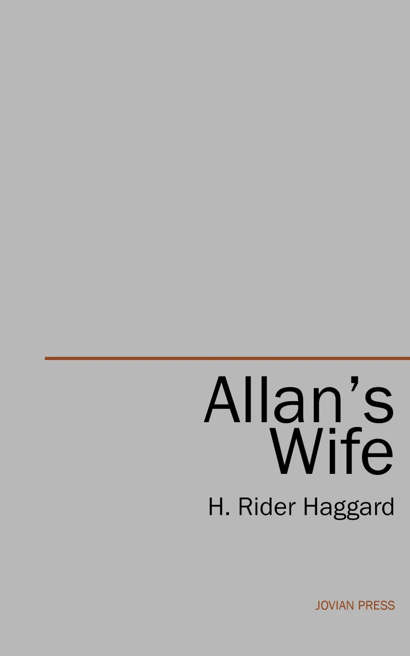 Portada: Allan's Wife