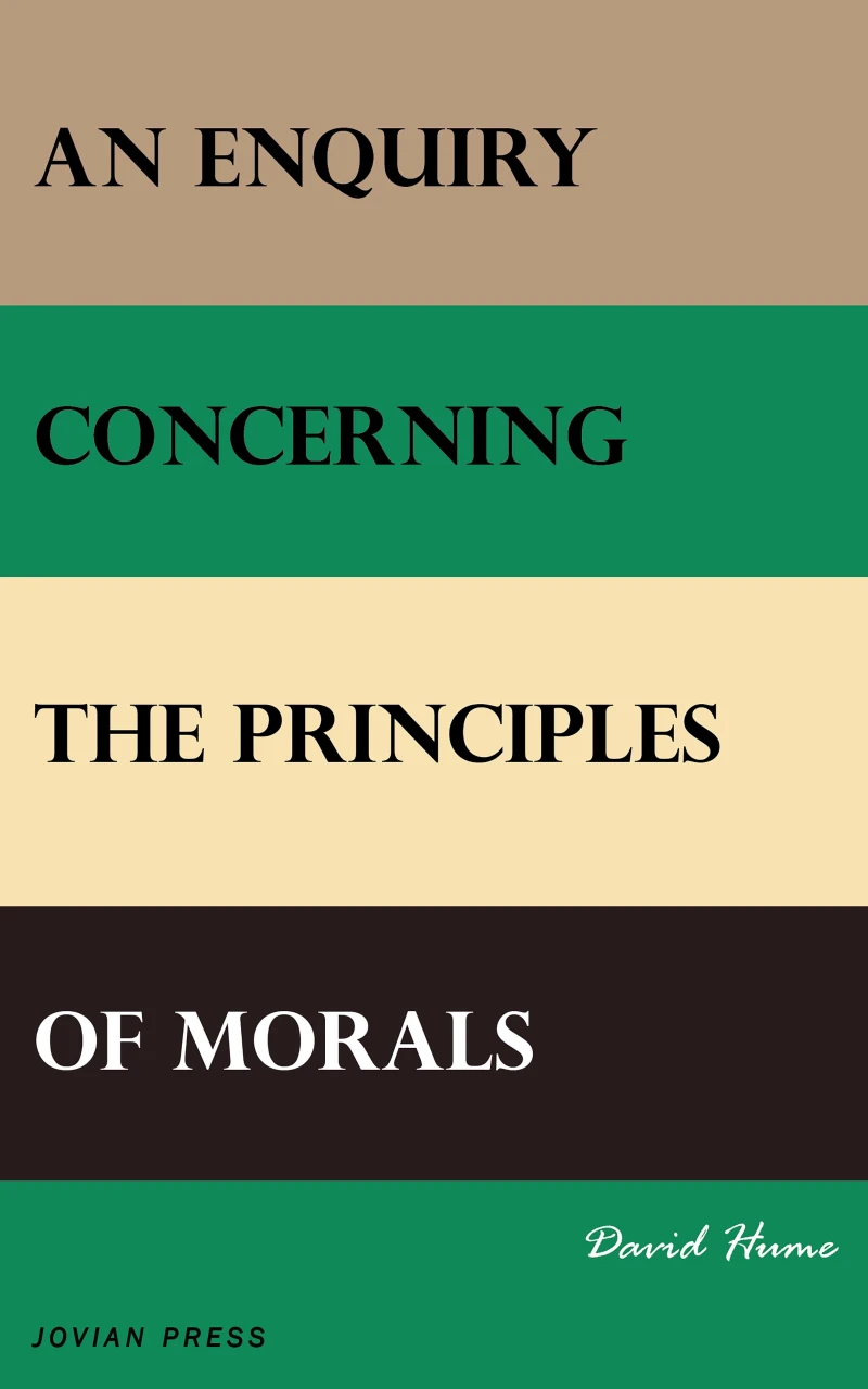 Portada: An Enquiry Concerning the Principles of Morals