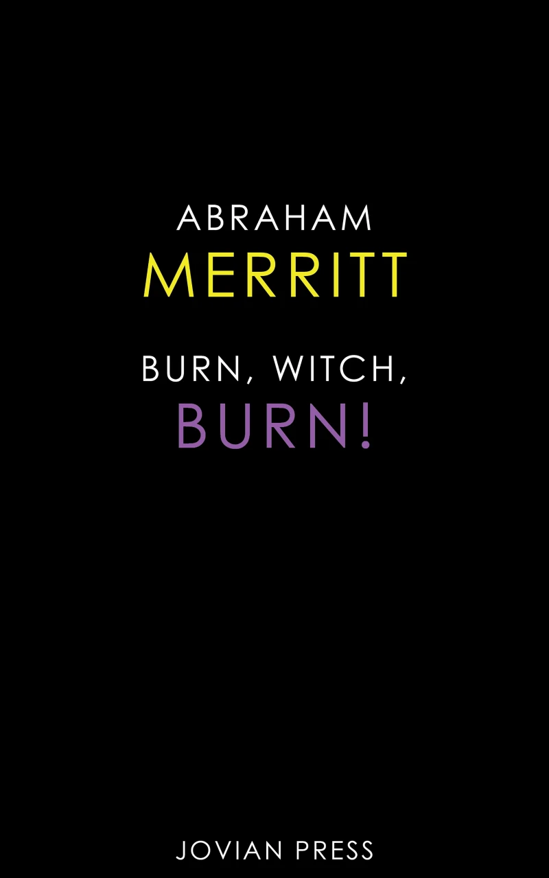 Portada: Burn, Witch, Burn!