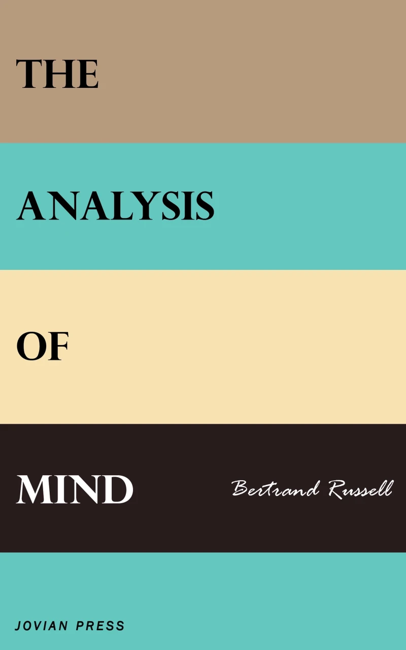 Portada: The Analysis of Mind
