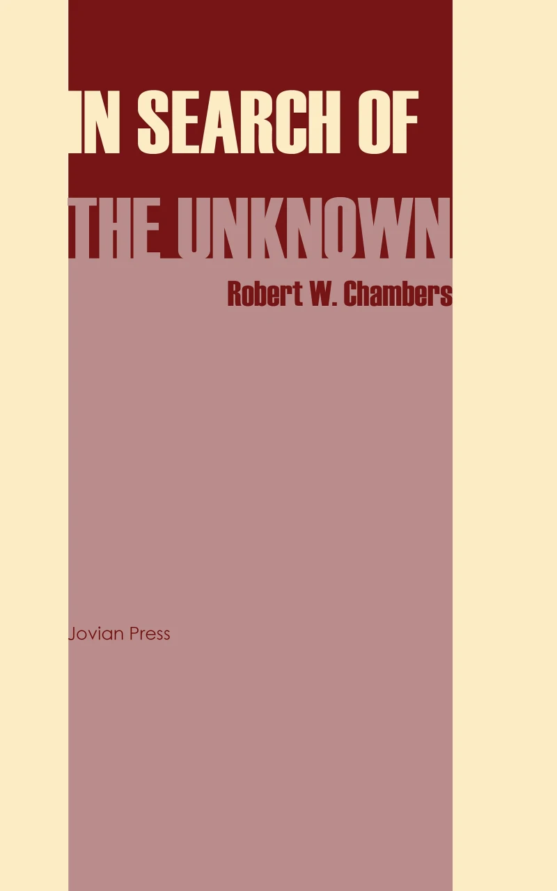 Portada: In Search of the Unknown