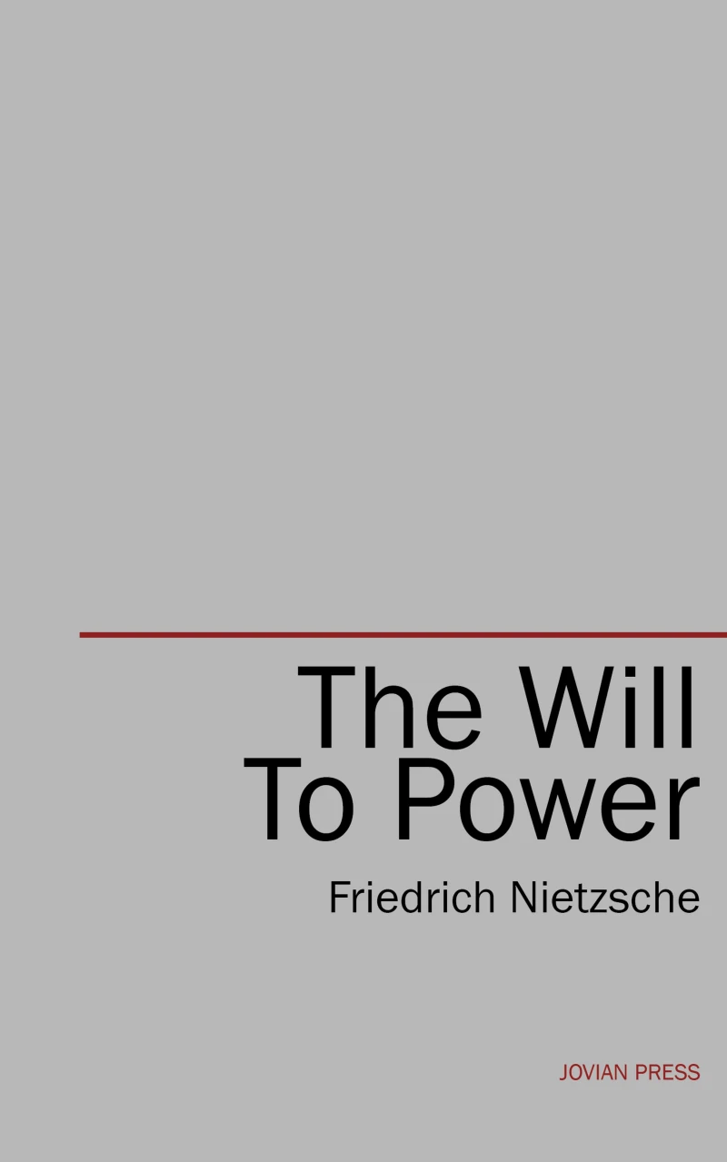 Portada: The Will to Power