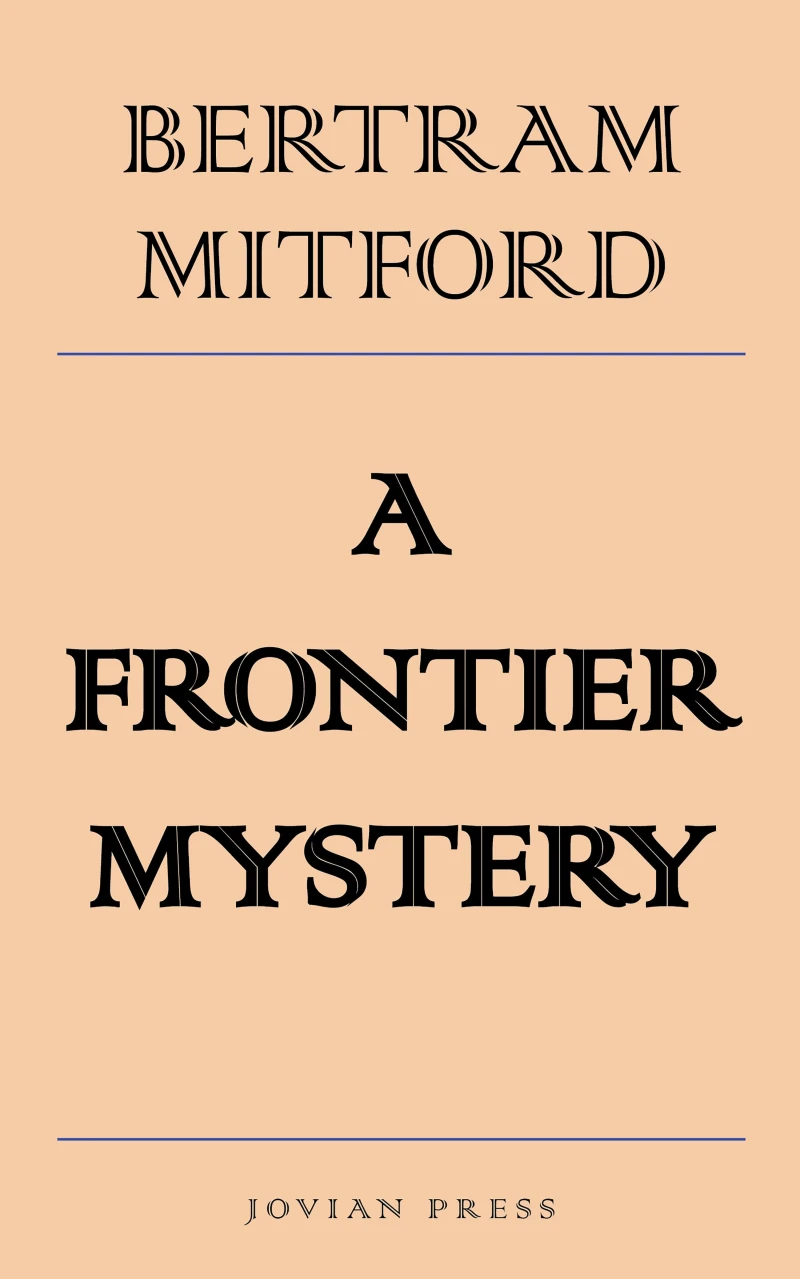 Portada: A Frontier Mystery