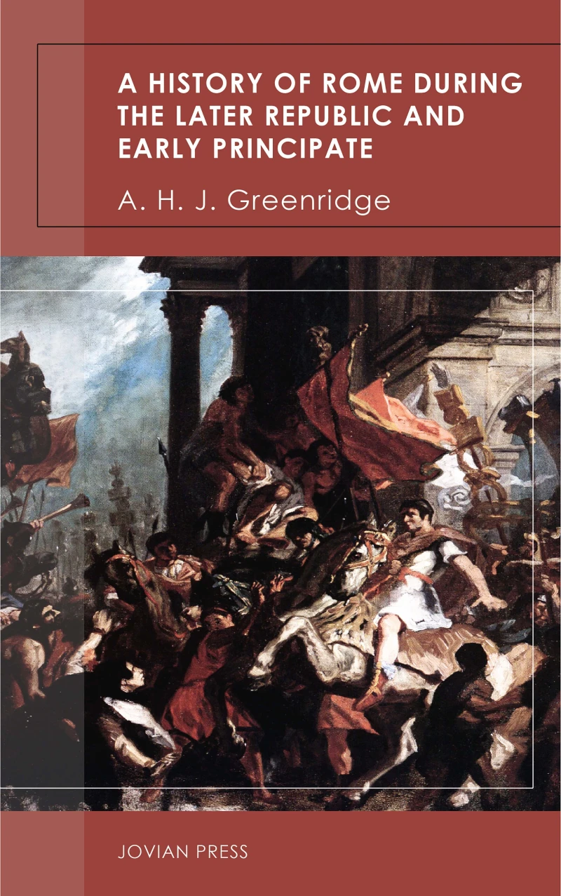 Portada: A History of Rome During the Later Republic and Early Principate