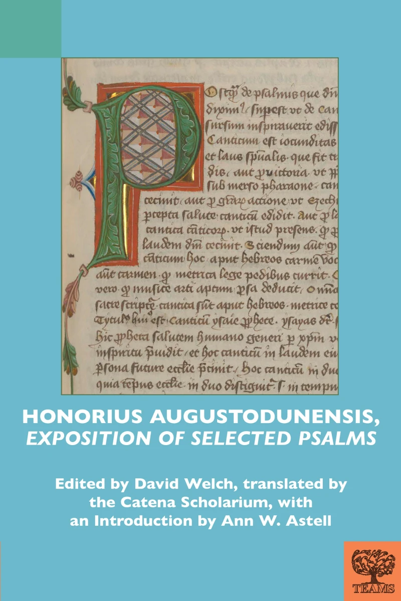 Portada: Honorius Augustodunensis, "Exposition of Selected Psalms"