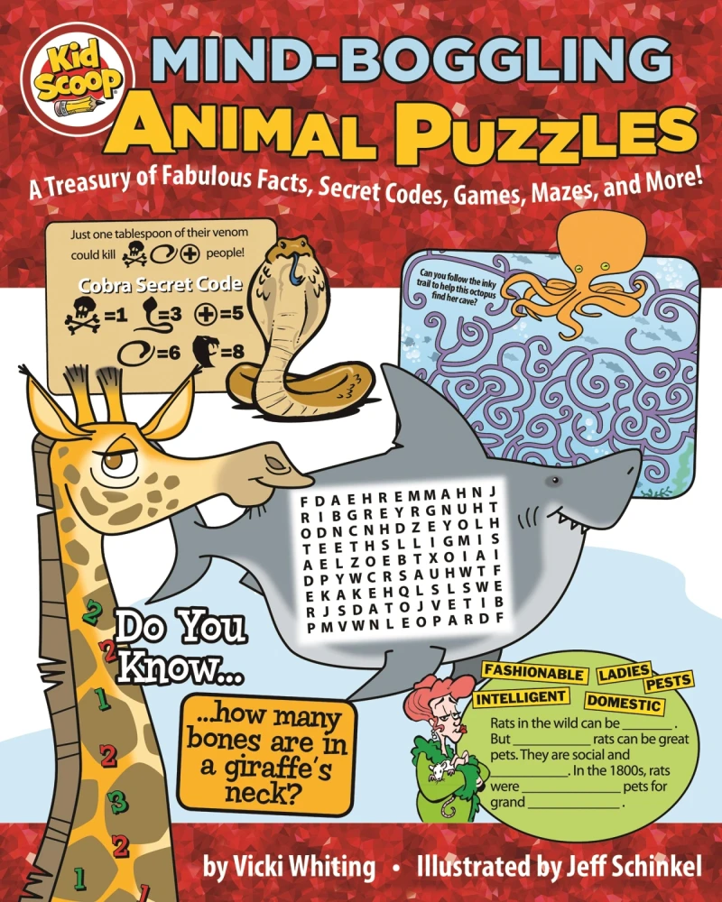 Portada: Mind-Boggling Animal Puzzles