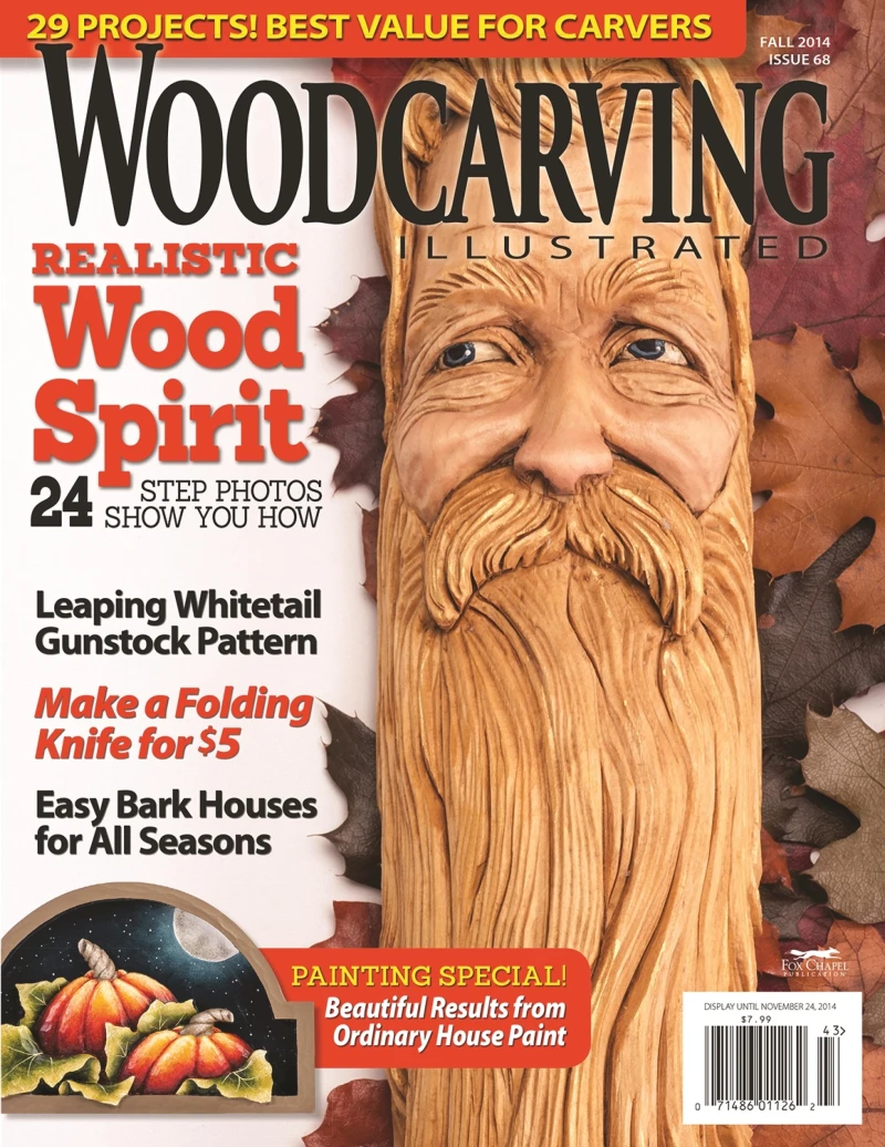 Portada: Woodcarving Illustrated Issue 68 Fall 2014