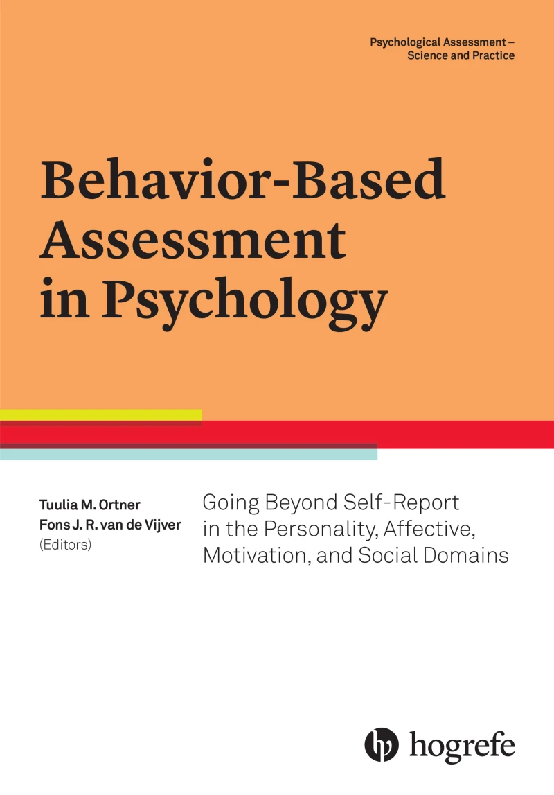 Portada: Behavior-Based Assessment in Psychology